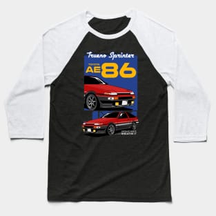 Retro Trueno AE86 Car Baseball T-Shirt